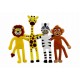 Bendy Zoo Animals (Pack of 12)